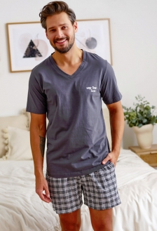 Пижама мужская с шортами Doctor Nap PMB.5139