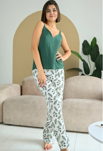 Піжама жіноча муслінова LoomLine 13-16GL