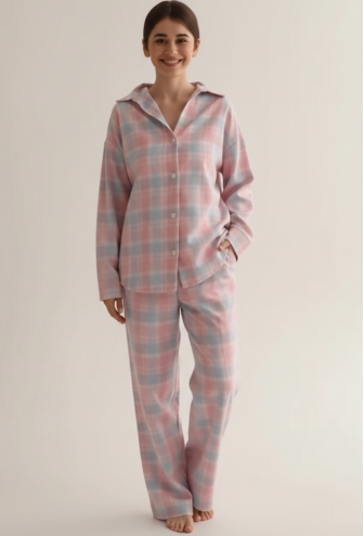Пижама женская фланелевая LoomLine 13-50M