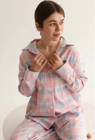 Пижама женская фланелевая LoomLine 13-50M