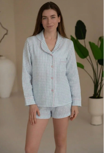 Пижама женская муслиновая LoomLine 13-61BK