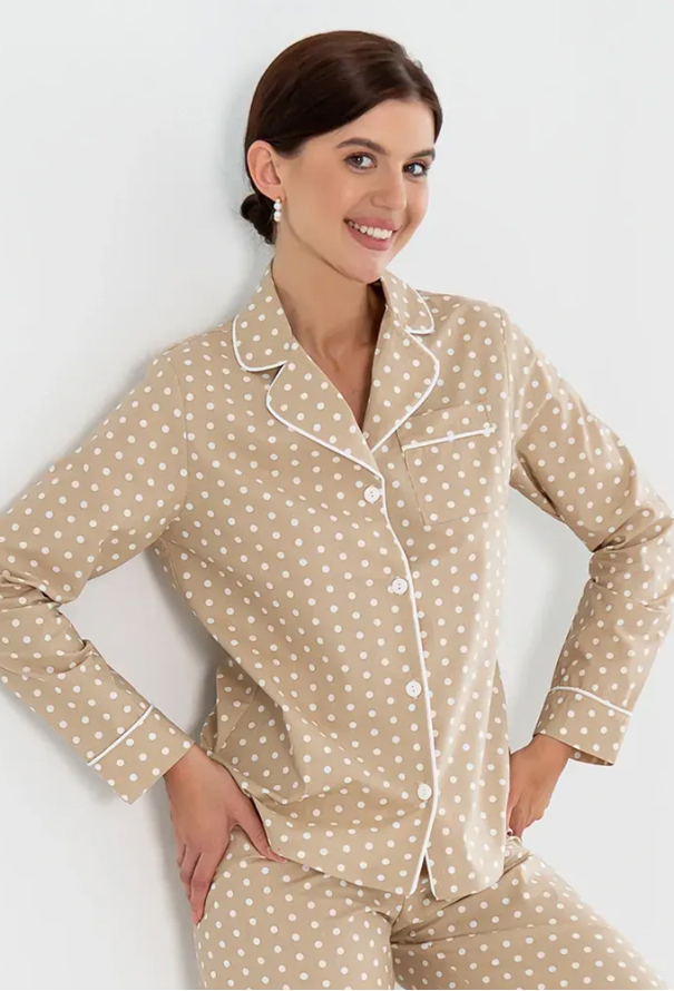 Піжама жіноча бавова Creamy Flakes Forly HL0010-55-69