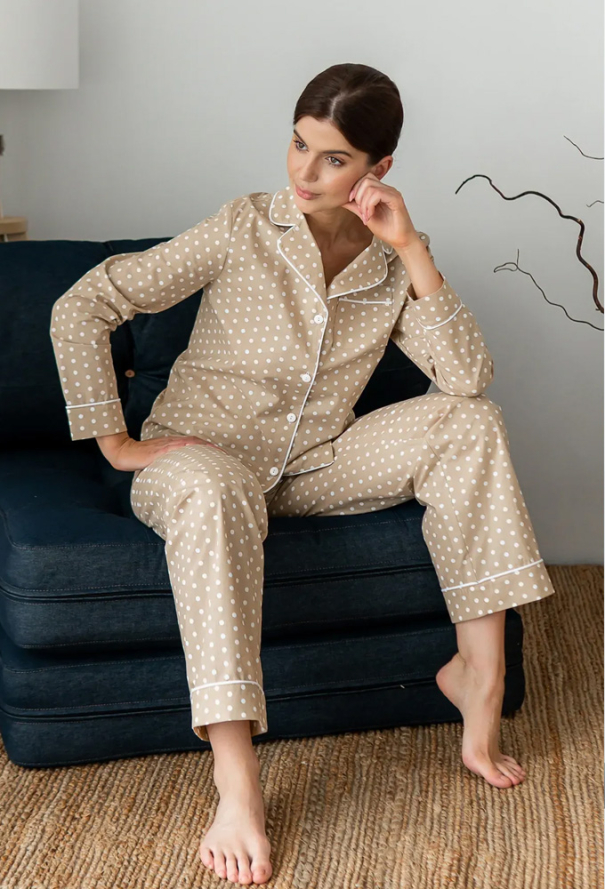 Піжама жіноча бавова Creamy Flakes Forly HL0010-55-69