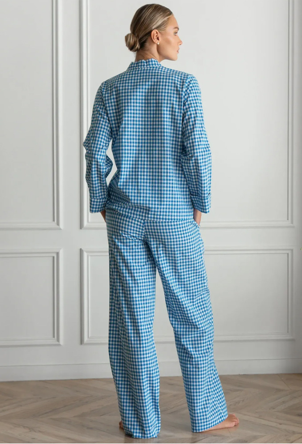 Пижама женская хлопок Navy Plaid Forly HL0073-80-69 фото