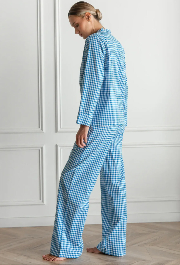 Пижама женская хлопок Navy Plaid Forly HL0073-80-69 фото