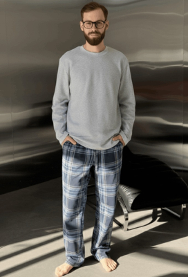 Піжама чоловіча байкова Скандинавія New Cosy KMW06/3