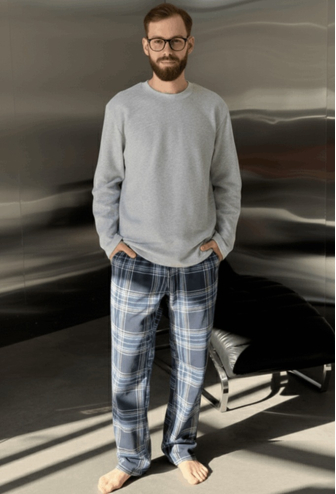 Пижама мужская байковая Скандинавия New Cosy KMW06/3