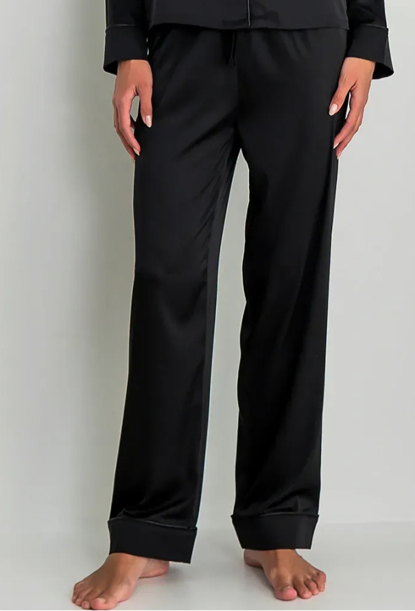 Піжама жіноча шовкова Total Black Forly SH0009-18-69 Піжама жіноча шовкова Total Black Forly SH0009-18-69