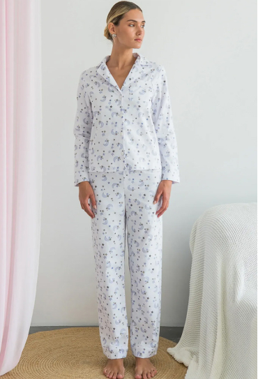 Пижама женская фланелевая Moon Forly FL0057-24-69
