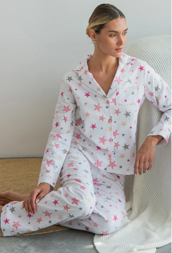Піжама жіноча фланелева Rose Galaxy Forly FL0057-25-69