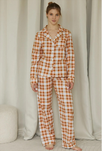 Пижама женская фланелевая Pumpkin Forly FL0057-99-69