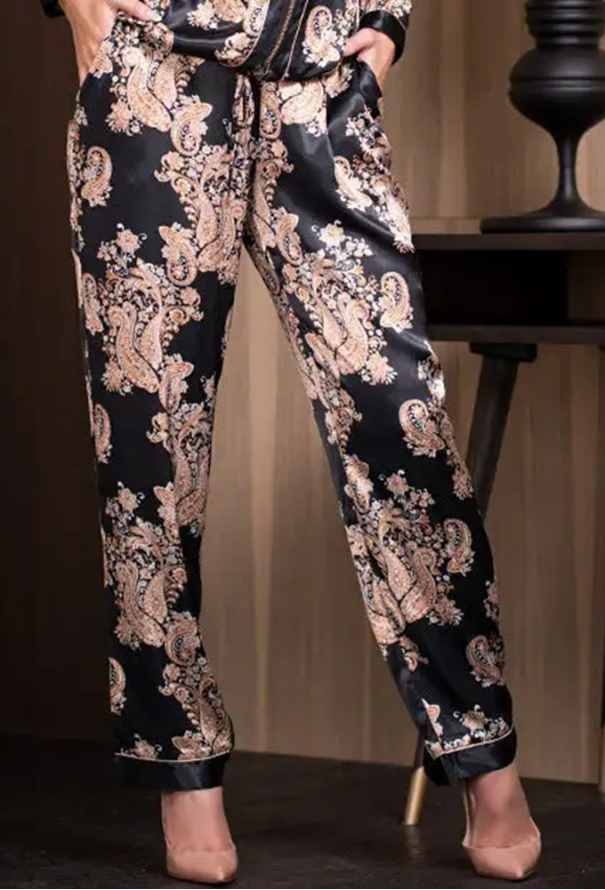 Пижама из натурального шелка Golden Flower Mia-Amore 3306