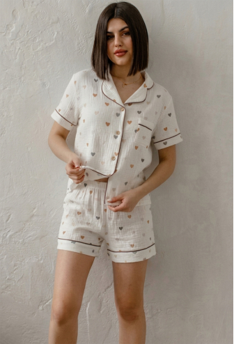 Пижама женская муслиновая LoomLine 13-21BH