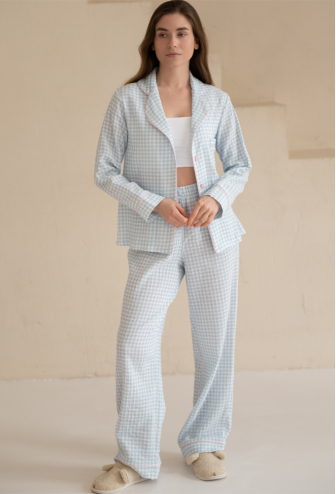 Пижама женская муслиновая LoomLine 13-63BK