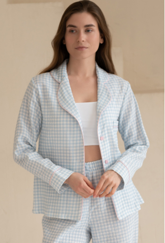 Пижама женская муслиновая LoomLine 13-63BK