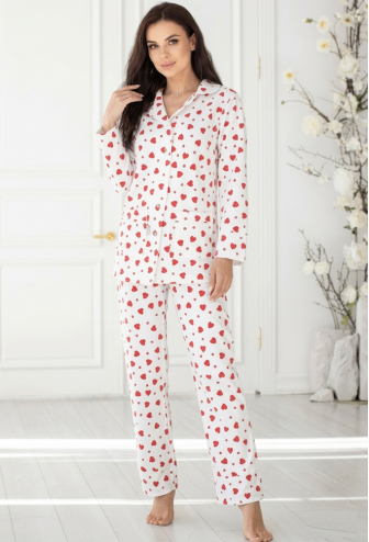 Піжама жіноча фланелева MiaNaGreen П650