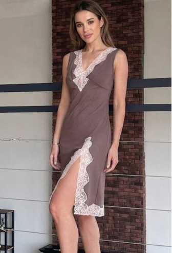 Ночнушка женская вискоза Violet delux НС-М-110MS