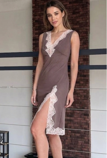 Нічна сорочка віскоза Violet delux НС-М-110MS