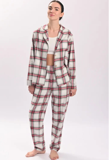 Пижама женская фланелевая LoomLine 13-49KH