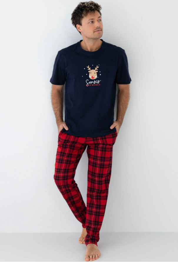 Пижама мужская хлопок Nathan Sensis 08-769-3 фото