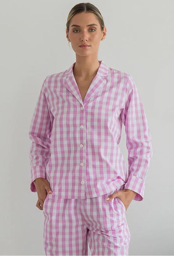 Піжама жіноча бавовна Rose Plaid Forly HL0073-32-69 фото