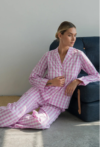 Піжама жіноча бавовна Rose Plaid Forly HL0073-32-69