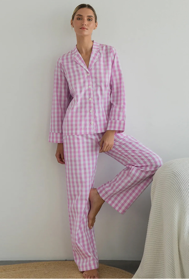 Піжама жіноча бавовна Rose Plaid Forly HL0073-32-69 фото