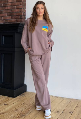 Костюм женский хлопок Violet delux К-М-6KP
