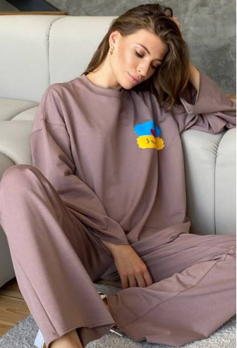 Костюм женский хлопок Violet delux К-М-6KP