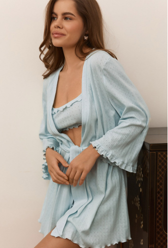 Халат женский трикотажный Sandra Your Touch SN-5031