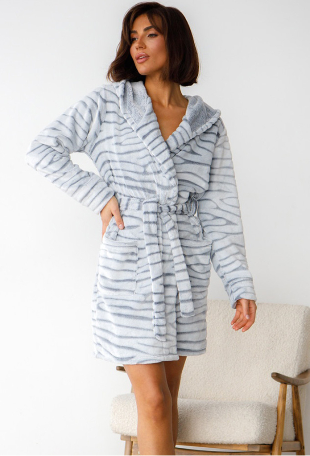 Халат женский велсофт Barwa Garments 0227SS фото