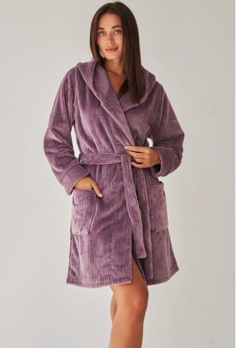 Халат женский велсофт Barwa Garments 0227BZ