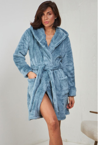 Халат женский велсофт Barwa Garments 0227MH