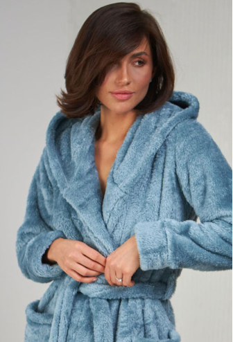 Халат жіночий велсофт Barwa Garments 0227MH