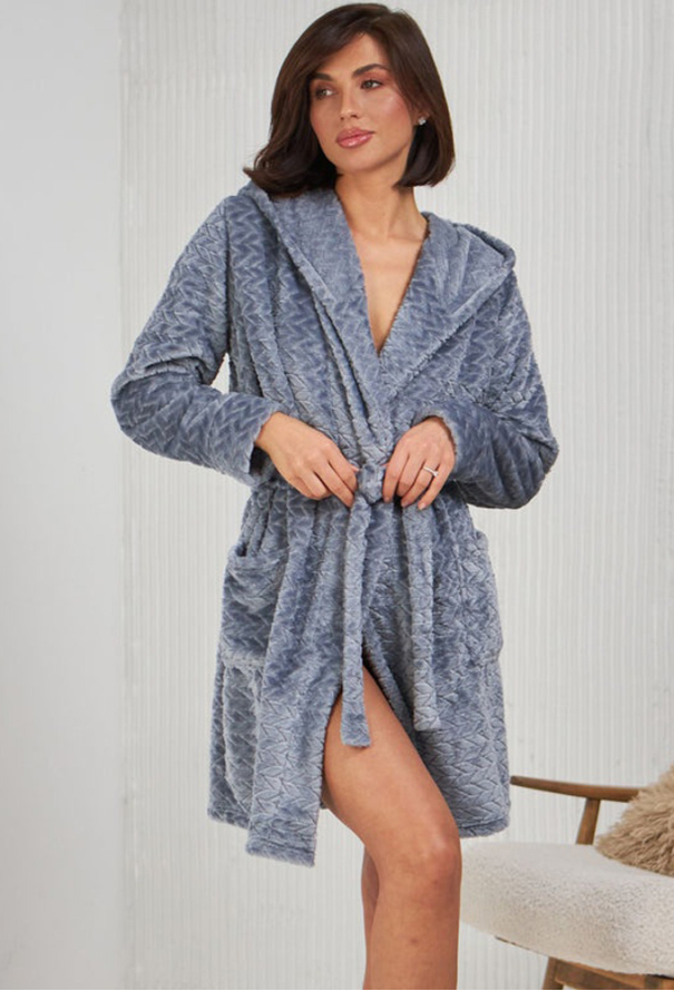 Халат женский велсофт Barwa Garments 0227TS фото