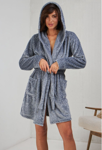 Халат женский велсофт Barwa Garments 0227TS