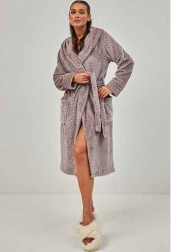 Халат женский велсофт Barwa Garments 0227/1KP