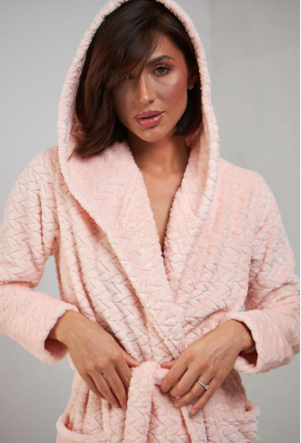 Халат жіночий велсофт Barwa Garments 0227/1SR