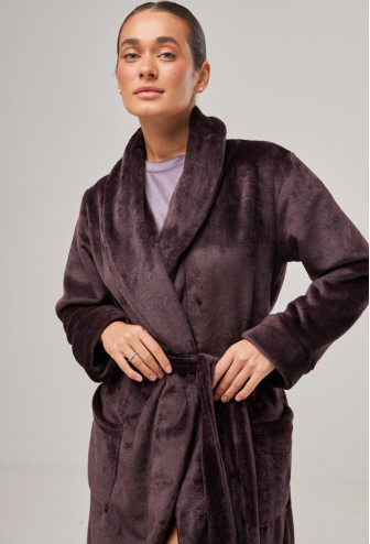 Халат жіночий велсофт Barwa Garments 0228TB