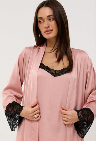 Халат женский шелковый Barwa Garments 0389PD