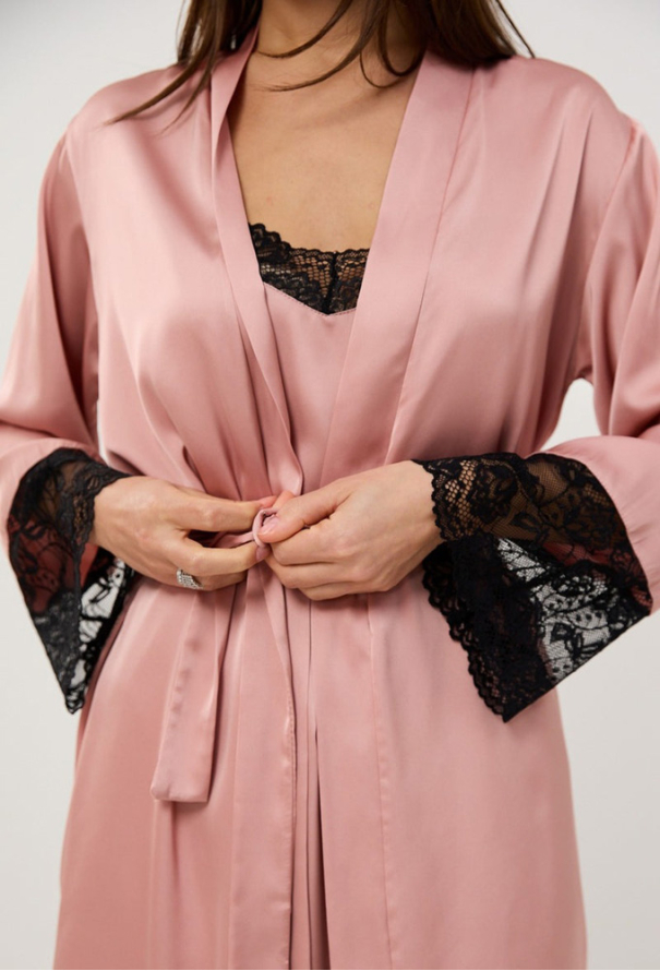 Халат женский шелковый Barwa Garments 0389PD фото