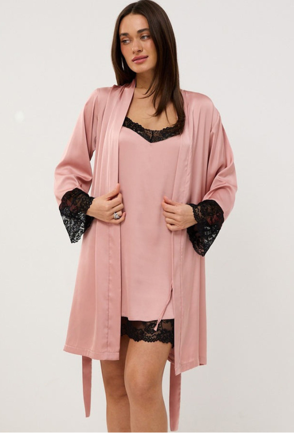 Халат женский шелковый Barwa Garments 0389PD фото