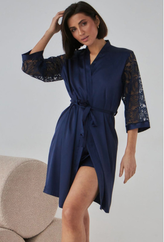 Халат женский шелковый Barwa Garments 0337TS