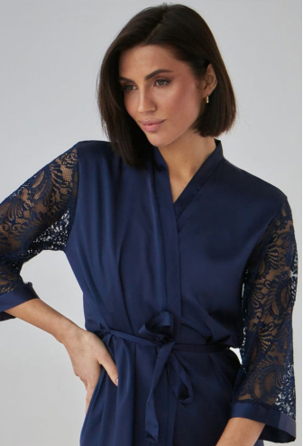 Халат жіночий шовковий Barwa Garments 0337TS