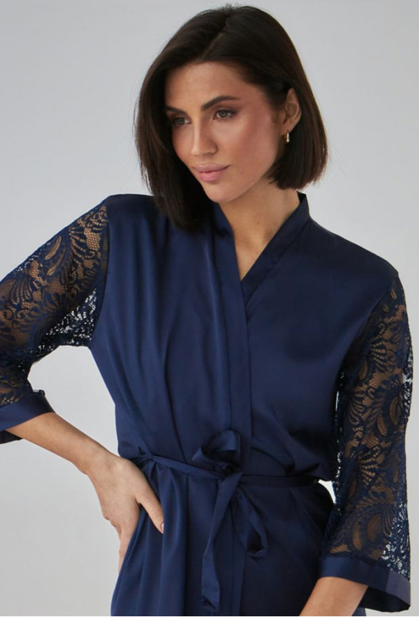 Халат женский шелковый Barwa Garments 0337TS фото