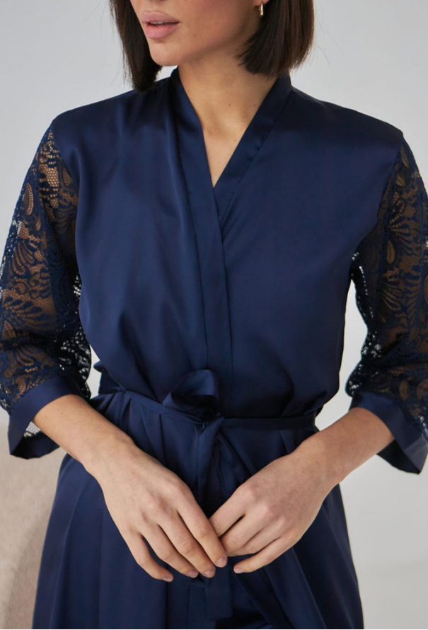 Халат женский шелковый Barwa Garments 0337TS фото
