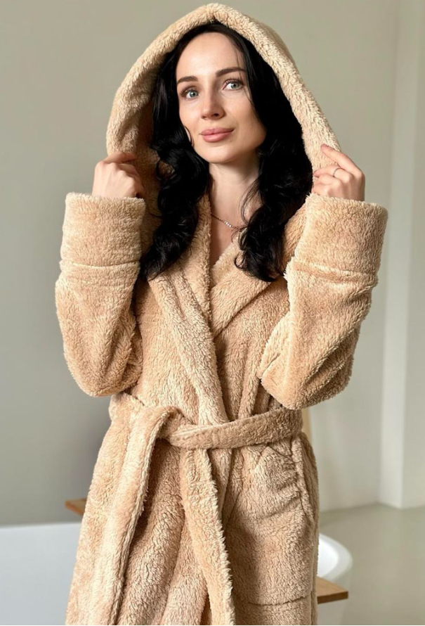 Халат жіночий велсофт Cuddle Cosy VELC02zh фото