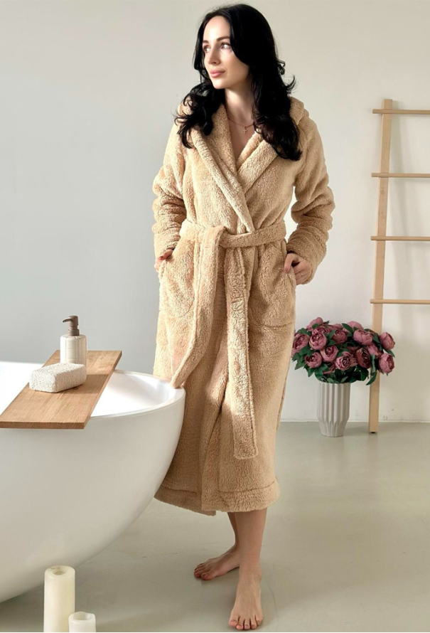 Халат жіночий велсофт Cuddle Cosy VELC02zh фото