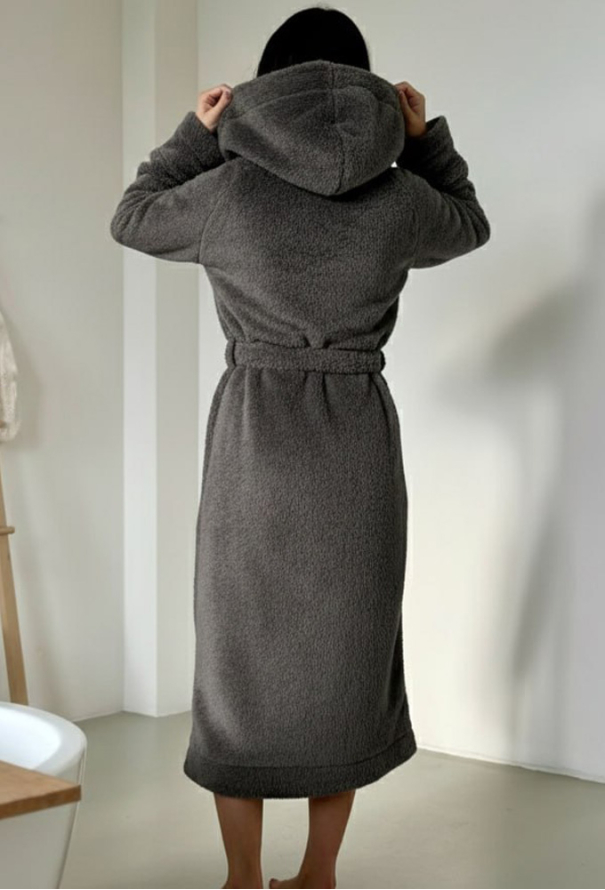 Халат женский велсофт Cuddle Cosy VELC03ZN фото