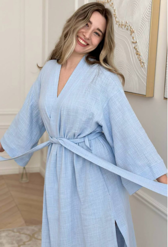 Халат женский муслиновый Duna Cosy M92W